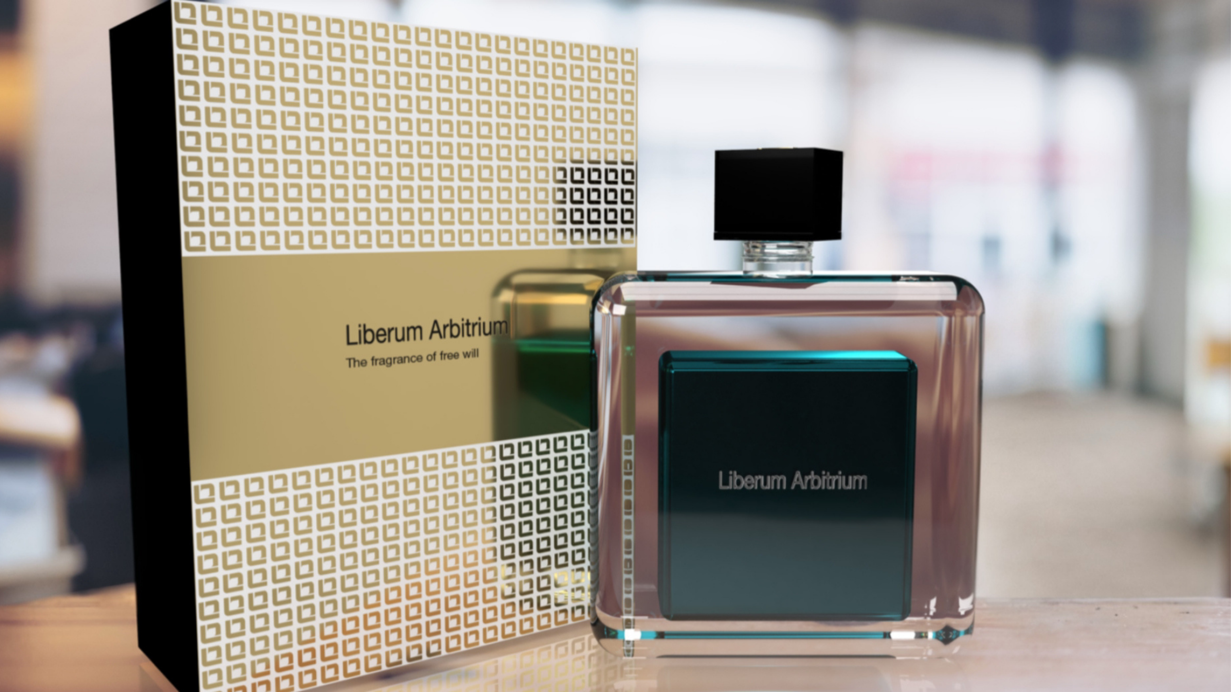 Liberum Arbitrium perfume bottle detail